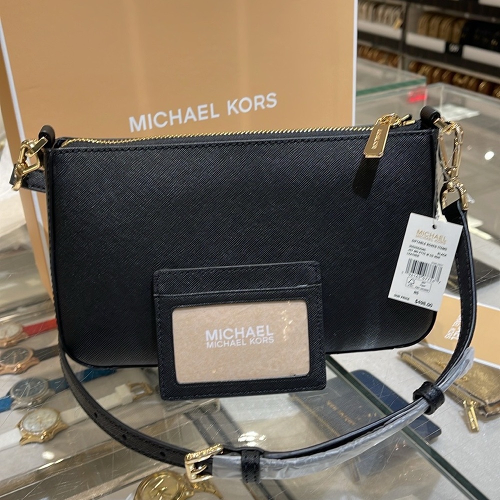 MICHAEL KORS 
Jet Set Md Crossbody XBody Shoulder Bag + Card Holder Boxed Set - Picture 9 of 16